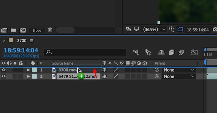 Слои в After Effects