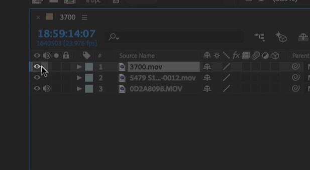 Слои в After Effects