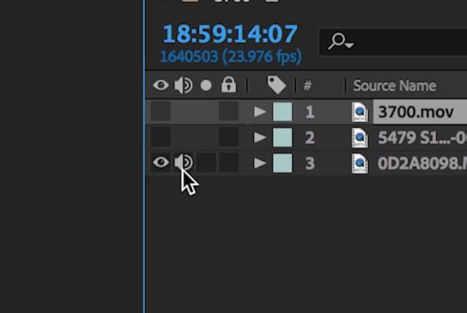 Слои в After Effects