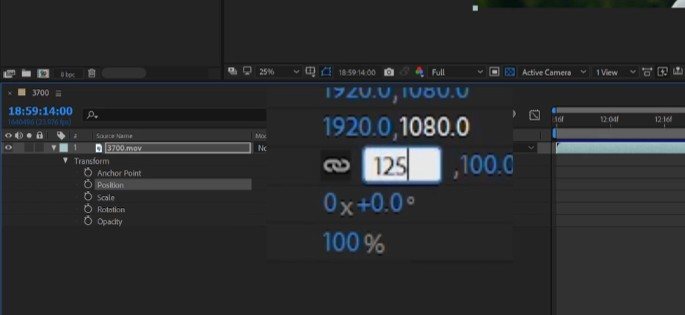 Свойства и анимация клипов в After Effects
