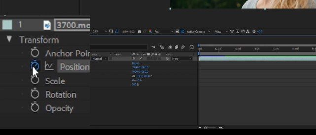 Свойства и анимация клипов в After Effects