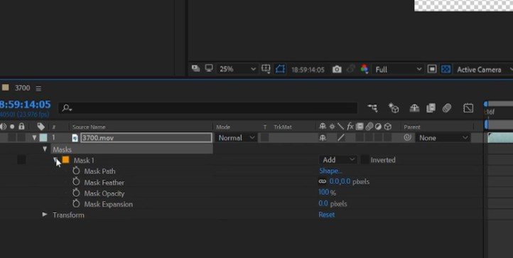 Маски в After Effects