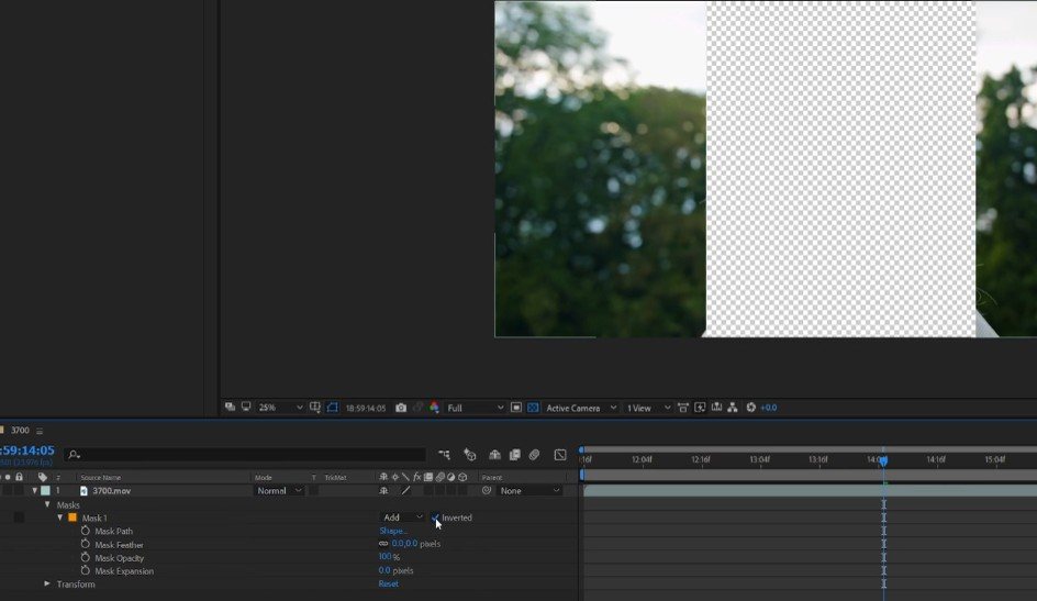 Маски в After Effects