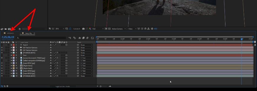 рендеринг, экспорт и динамическое связывание в After Effects