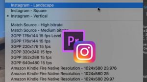 Как экспортировать видео для Instagram из Premiere Pro